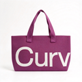 Curves Knit Tote Purple