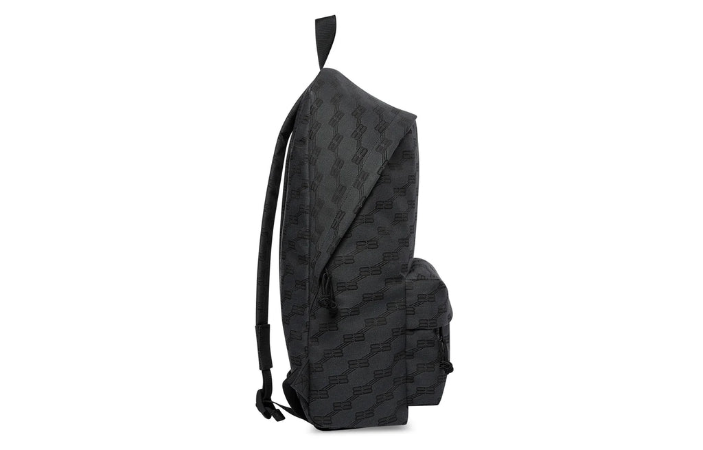 Balenciaga BB Monogram Signature Medium Backpack 'Black' 713044210HH1061