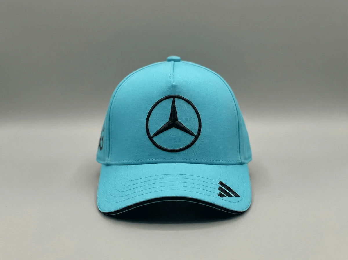 Mercedes AMG Petronas F1 2026 George Russell Team Hat Light Blue