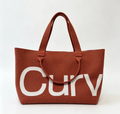 Curves Knit Tote (Terracotta)