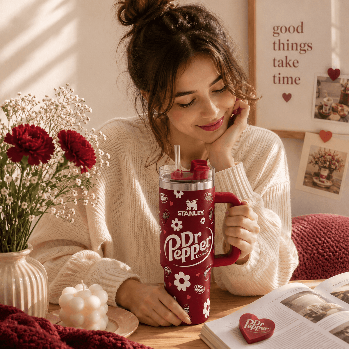 Stanley Dr Pepper 40oz Insulated Tumbler with Handle