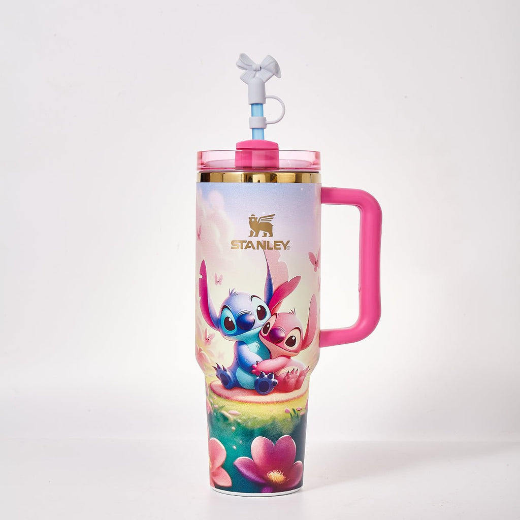 Stanley x Stitch & Angel Love Garden Tumbler